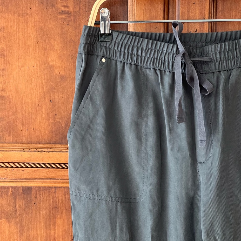 NWT Banana Republic Gray Cuffed Joggers | Size M | Cargo Pockets | Fall 2019 - Picture 12 of 17